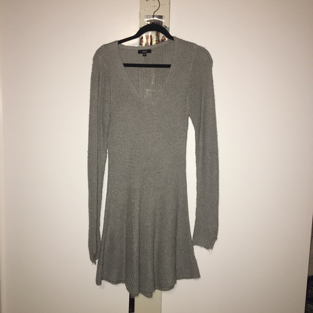 Cute HOLIDAY DRESS Size large sweater dress